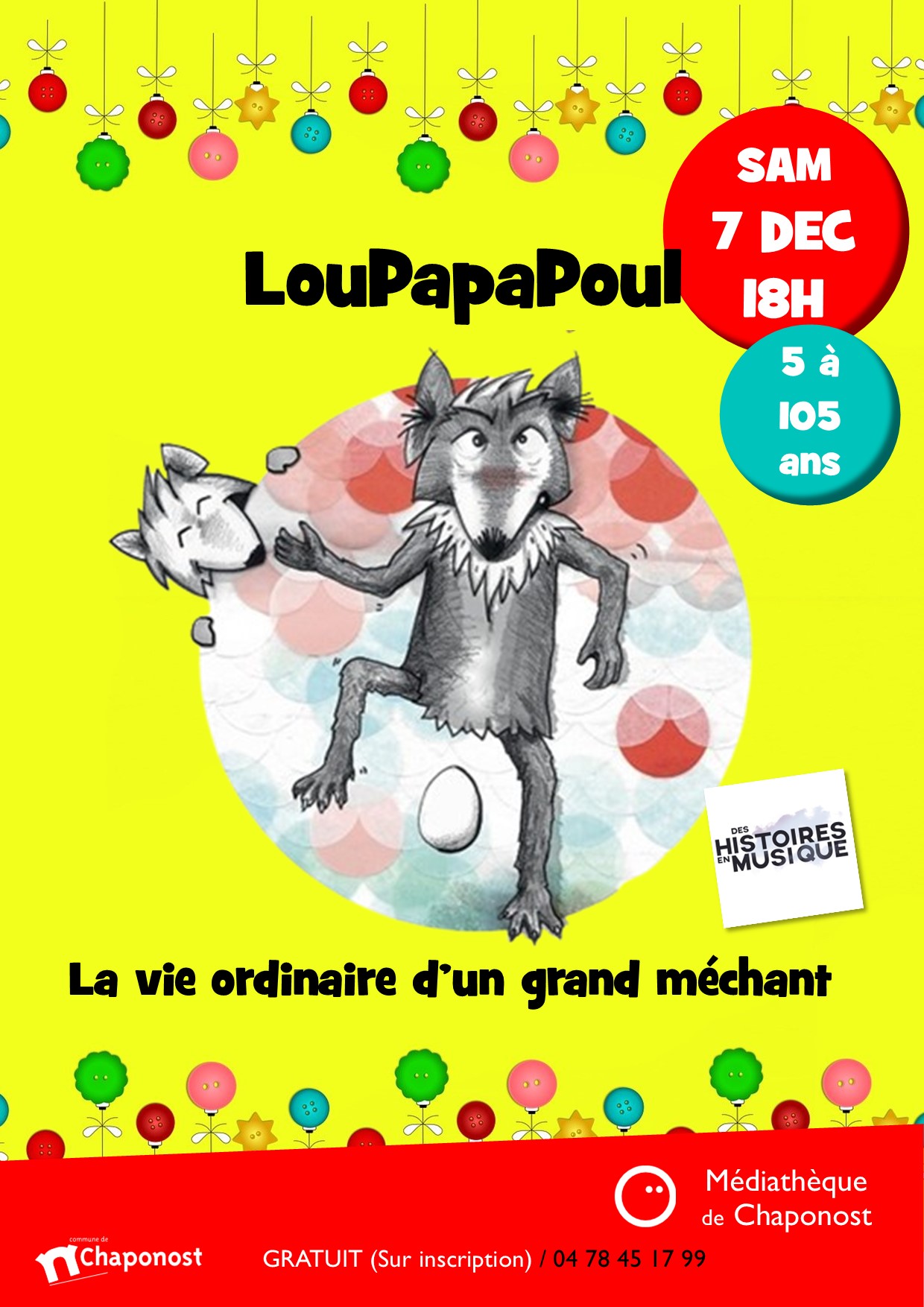 affiche du spectacle loupapapoul