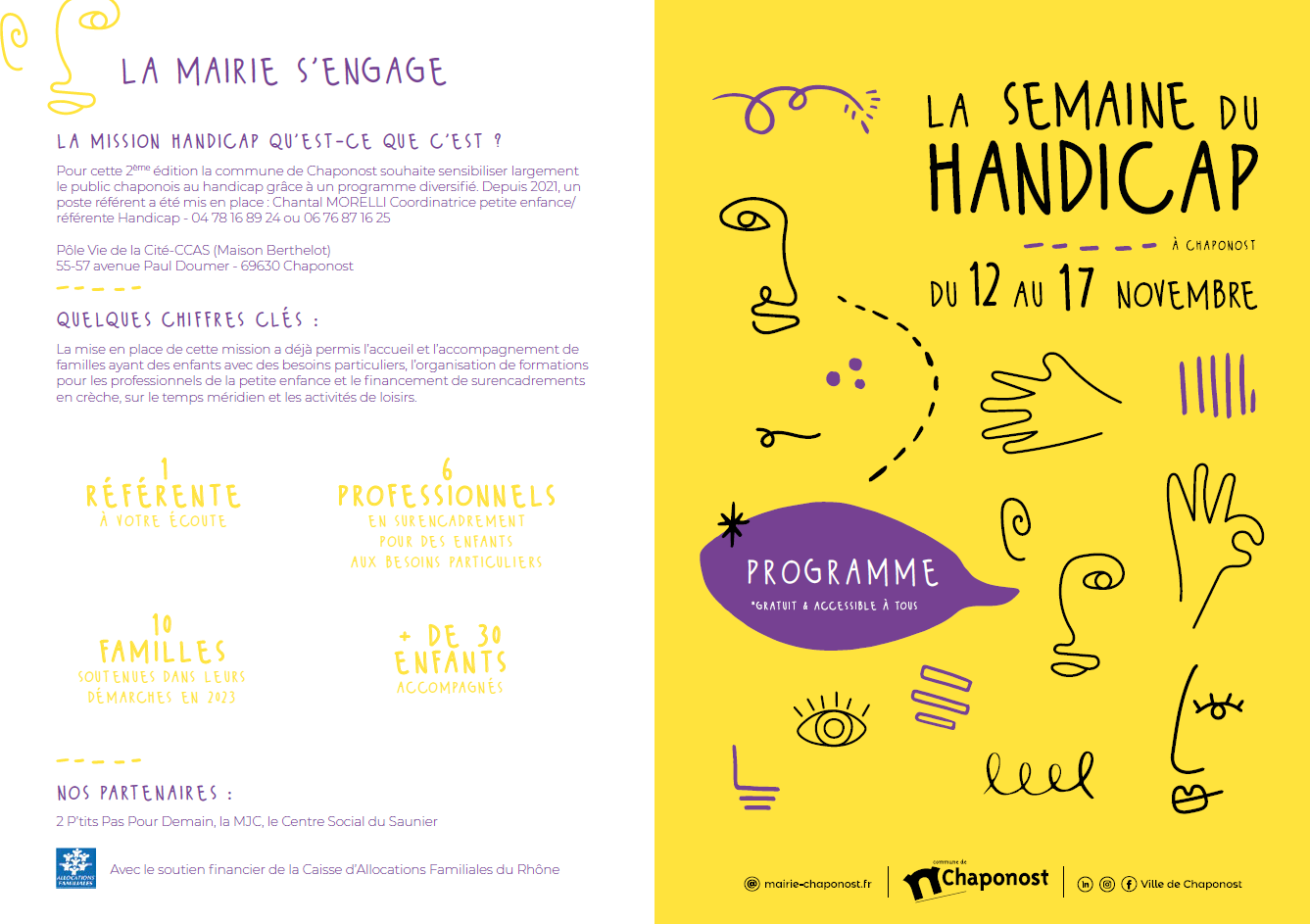 programme semaine du handicap